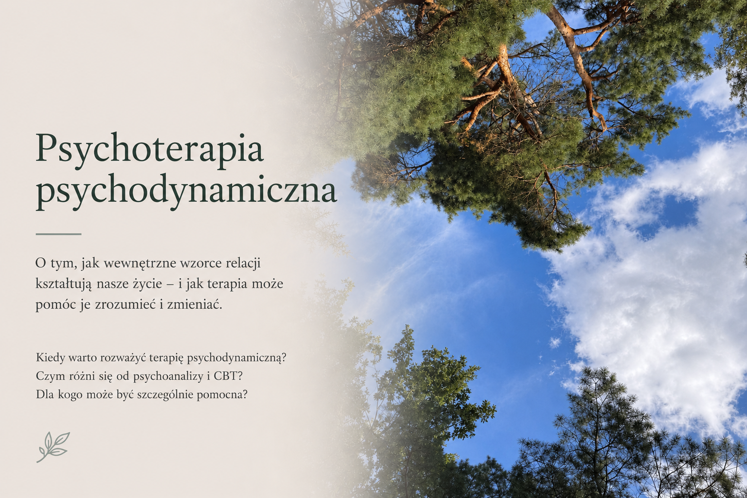 Czym jest psychoterapia psychodynamiczna?
